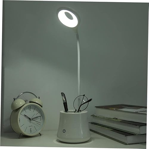 Miniatura 4 de FOPEAS Lámpara de escritorio LED lámpara de mesa recargable con interruptor táctil luz ajustable para trabajo de estudio con organizador de