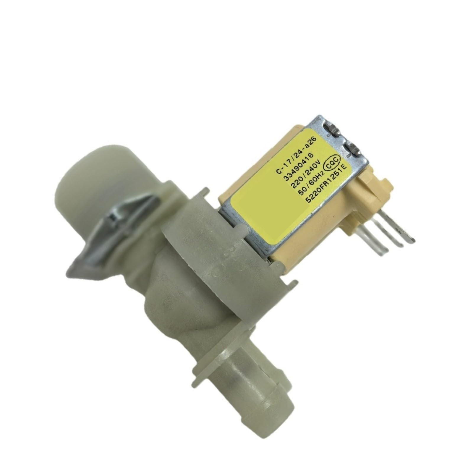Válvula Solenoide De Entrada De Agua Eléctrica 5220FR1251E for Lavadora, Piezas De Repuesto for Lavadora, Válvula De Agua, Entrada De Lavadora