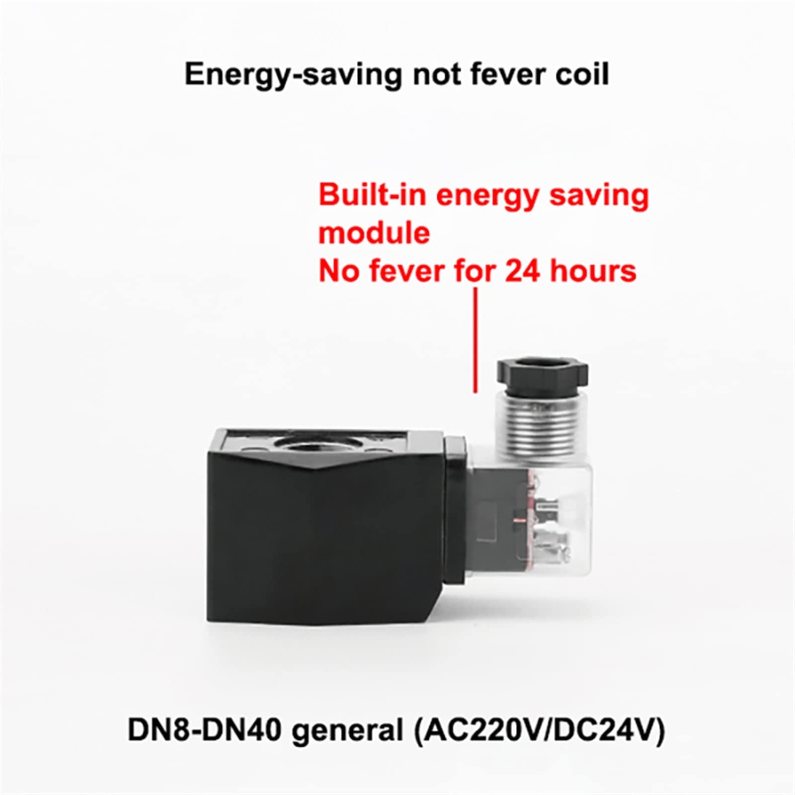 Válvula Solenoide motorizada Normalmente Cerrada, válvula de conmutación de latón, válvula de Agua AC220V DC24V, DN15-DN50, Ahorro de energía, 1 Uds.(Ac220v-waterproof,DN32)