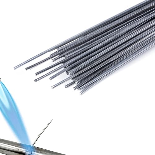 Vista 8 de SKYPRO 10 varillas de soldadura de aluminio de 0.08 x 9.84 pulgadas, alambre universal de baja temperatura, varillas de soldadura de aluminio