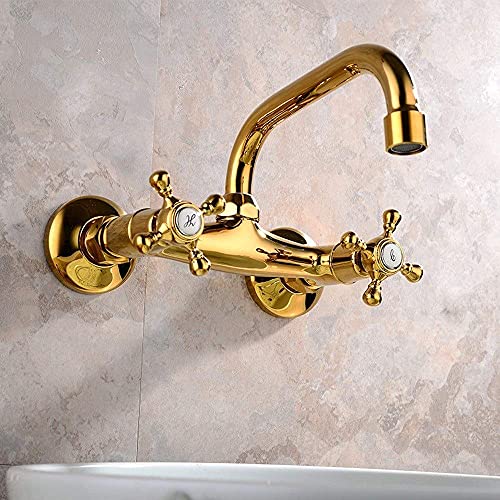 Robinet mitigeur vintage en bronze pour cuisine et salle de bain