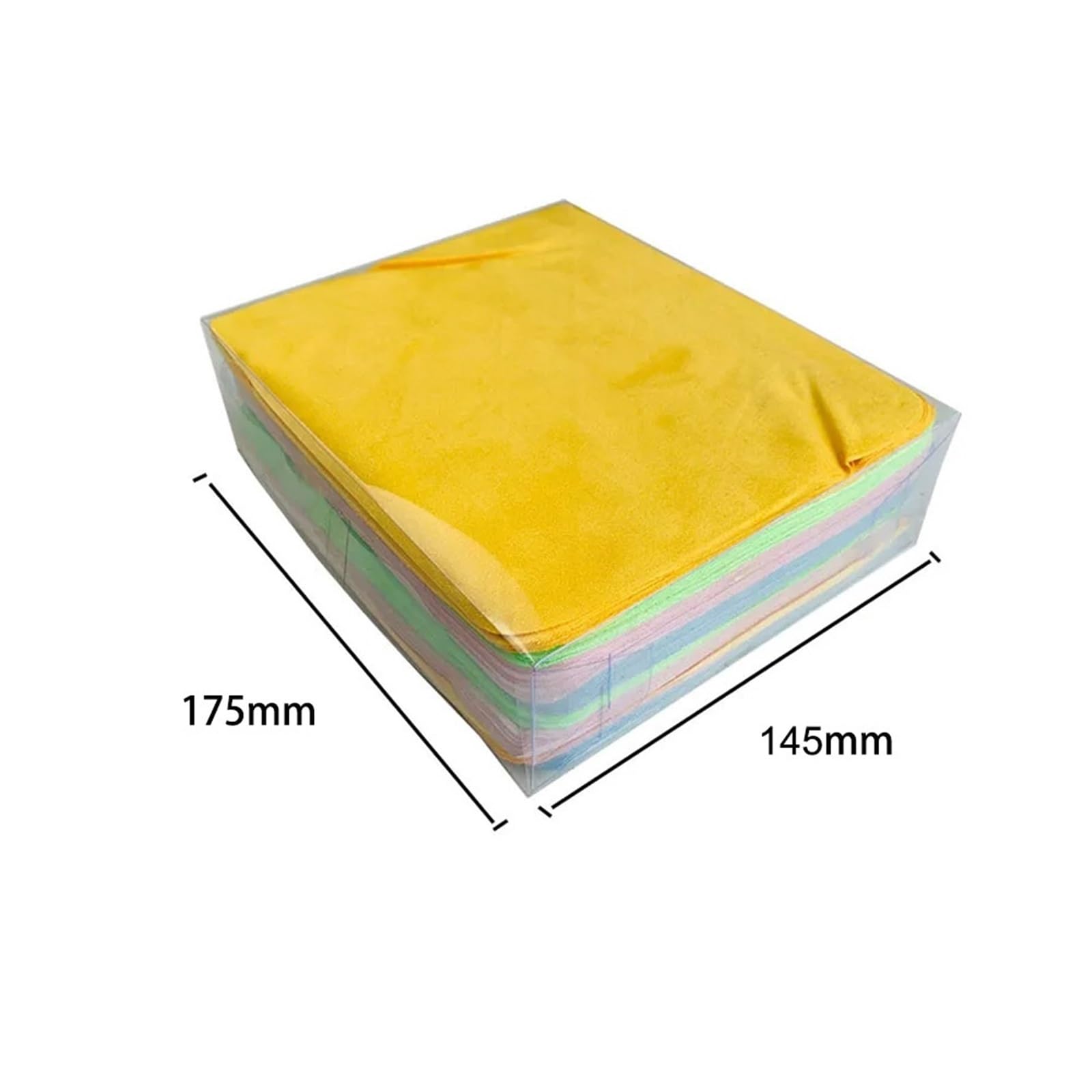 100 Uds. Limpiador de Gafas paño Limpieza Microfibra Ante for Lentes toallitas for Pantalla teléfono para Cocina, Coches, Ventanas