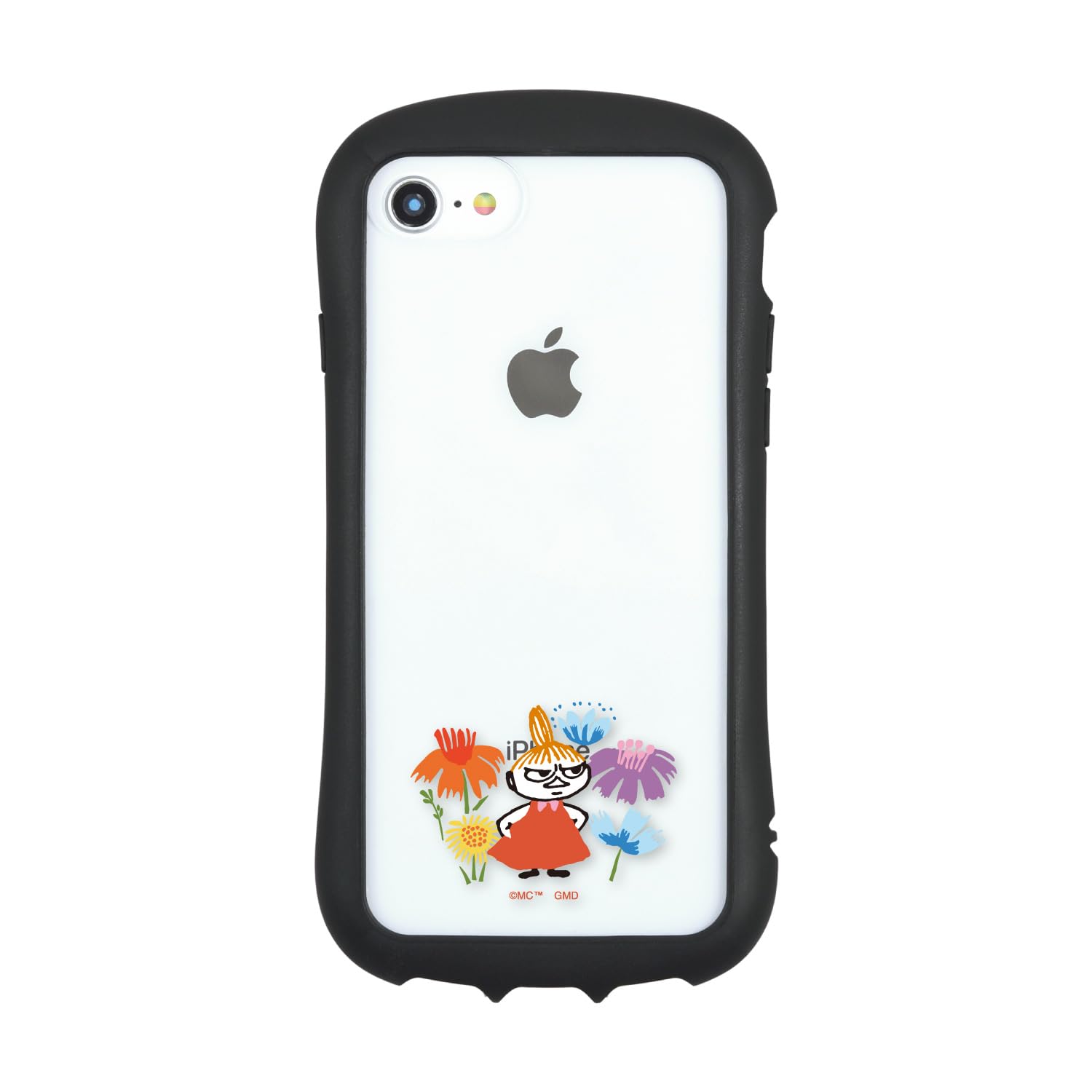 ????????(Gourmandise) Gourmandies Moomin [Little My Fair] Compatible with iPhone SE (3rd Generation/2nd Generation) / 8/7/6s/6 (4.7 inch) Hybrid Clear Case Little My MMN-192A