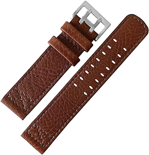 Bracelet de montre en silicone noir de 22 mm pour plongée sous-marine et sport étanche