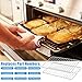 UPGRADE 316496201 Oven Rack Replacement-304 Stainless Steel Compatible with Frigidaire Kenmore Range Oven Racks, Flat Heavy Duty Stove Wire Rack Parts 24.2