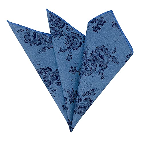 Image of Kebocis Men's Floral Pocket Square Handkerchief for Men
