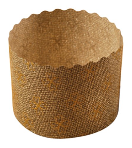 Garcia de Pou 2000 Einheit Panettone Kochen Formen in Box, 6 x 4,5 cm, Papier, braun, 30 x 30 x 30 cm