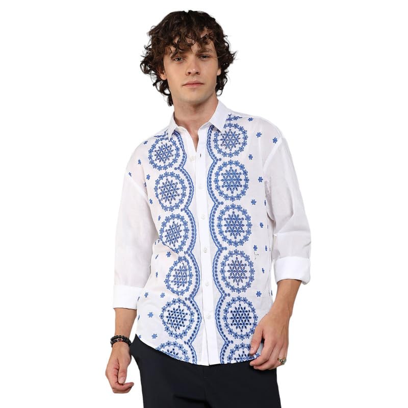 Image of CAHOOT Men's Brushed Buffalo Check Shirtfor Casual Wear | Spread Collar | Long Sleeve | Button Closure | Shirt Crafted with Comfort Fit for Everyday Wear