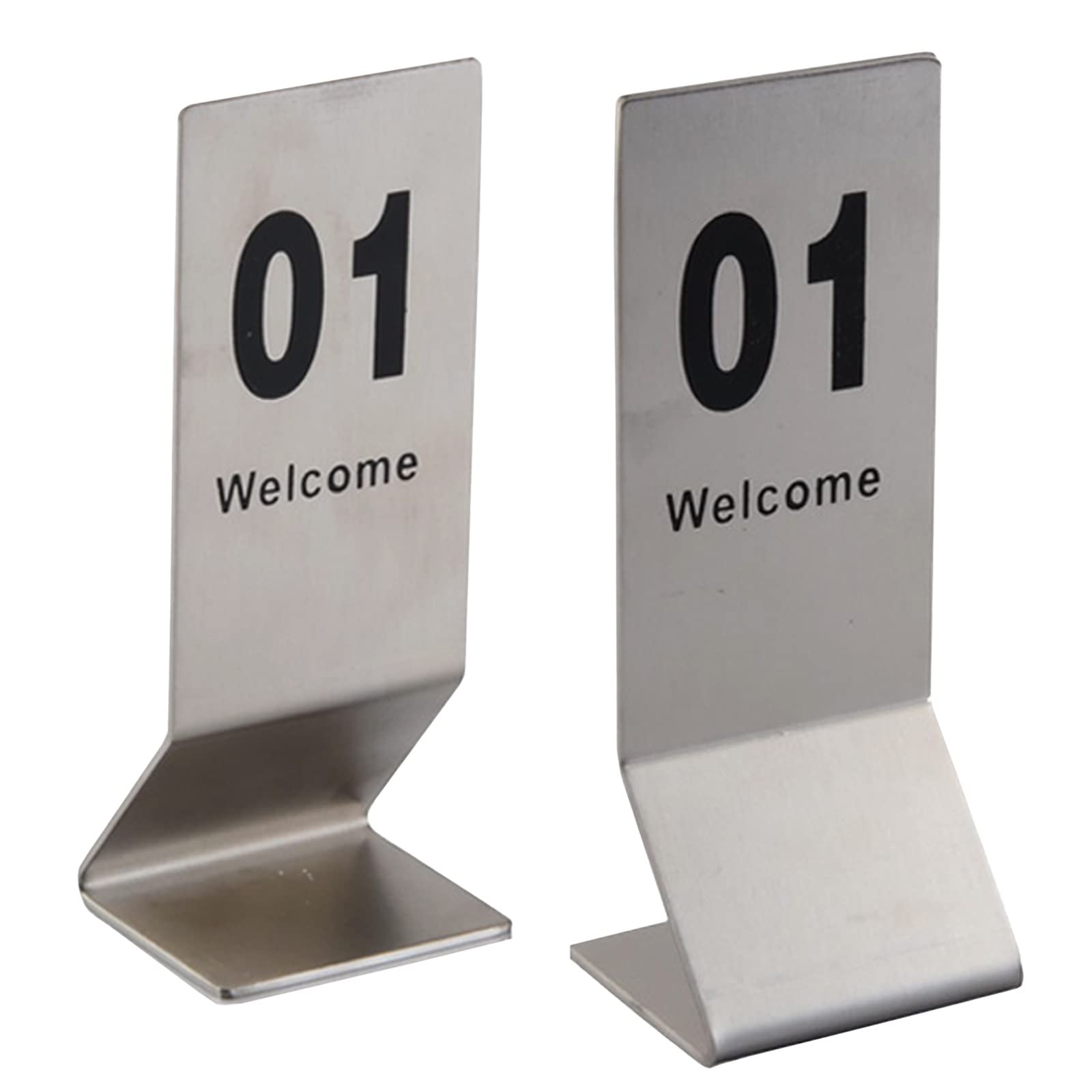 Numero Segnale Da Tavolo Doppio Lato 1-50, Numeri Per Tavoli Cartello In Acciaio Inox, Tavolo Segno Per Matrimonio, Facile Da Pulire, Stabile Senza Inclinazione, Per Eventi Di Catering ( Color : 1-25