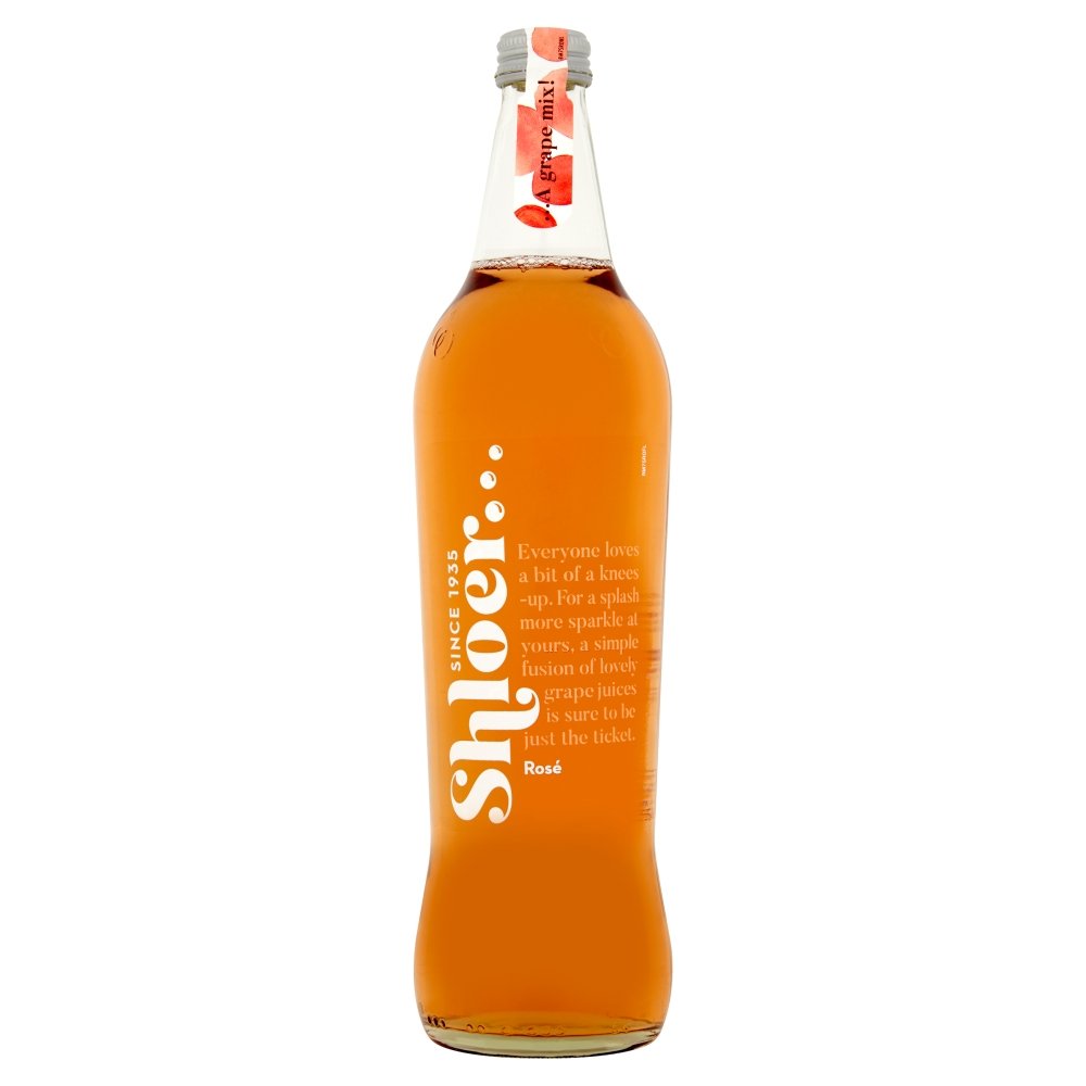 Shloer Rose Sparkling Juice Drink, 750ml