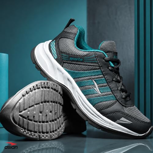 Image of ASIAN Wonder-21 Men's Running Shoes | Lace-Up Shoes with Lightweight Mesh Upper | Cushioned Comfort & Durable Grip for Daily Use