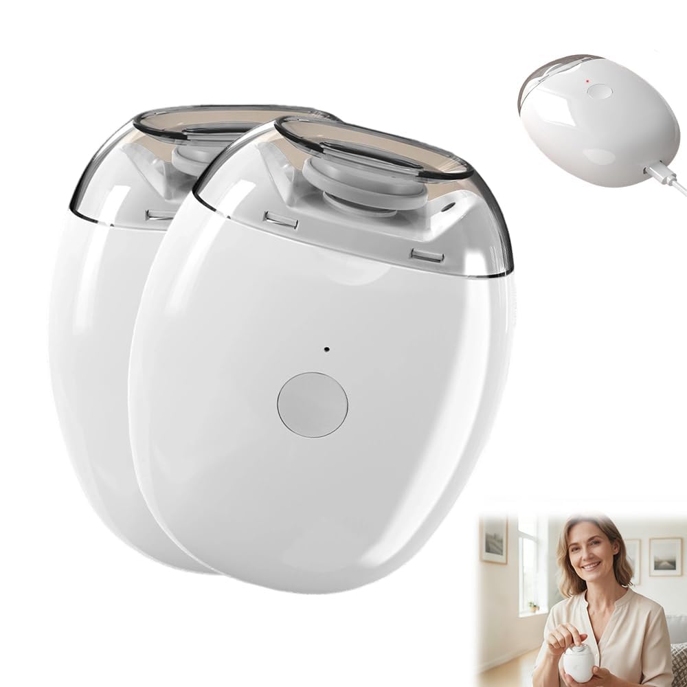 Nagelschleifer Elektrisch, 2 Stück Elektrischer Nagelknipser mit LED-Licht und 3 Gesch, Elektrische Nagelfeile, Wiederaufladbare Elektrischer Nageltrimmer, Automatischer Nail Clippers für Kinder