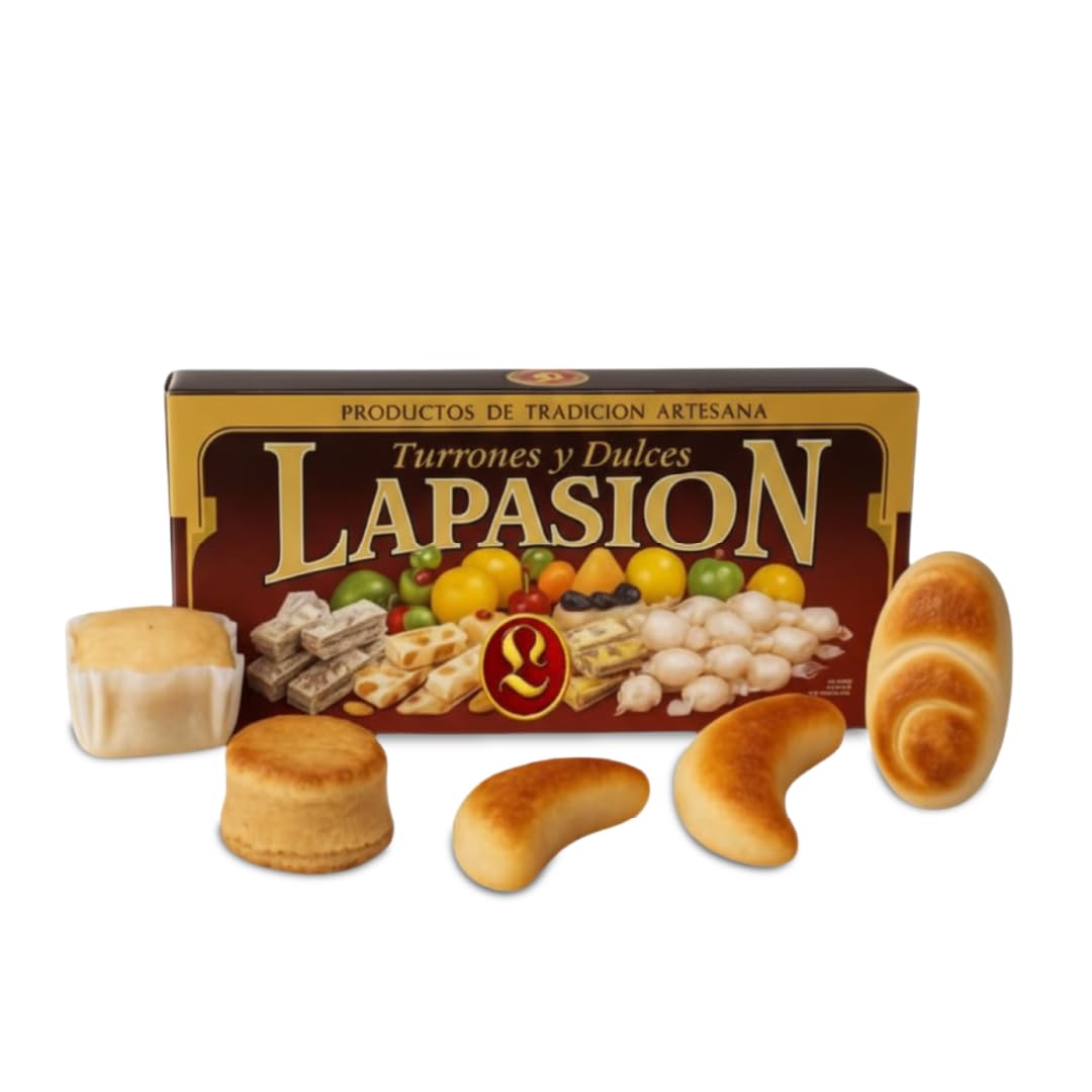 LAPASION - Surtido Mazapanes Sin Azúcar Calidad Suprema 2 Kg