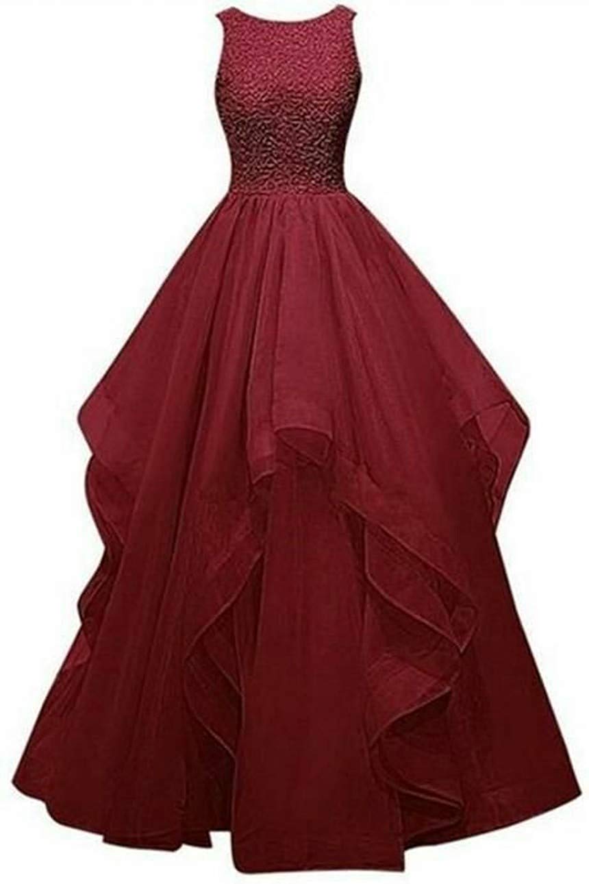 Gp collection Soft Net Fabric Floor Length Gown for Women