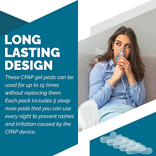 10 Pack Cpap Nose Pads - Nasal Pads For Cpap Masks - Cpap Supplies For Cpap Machine - Sleep Apnea Mask Comfort Pad - Cpap Cushions For Most Masks - Color Beige (Medium) #TOP2