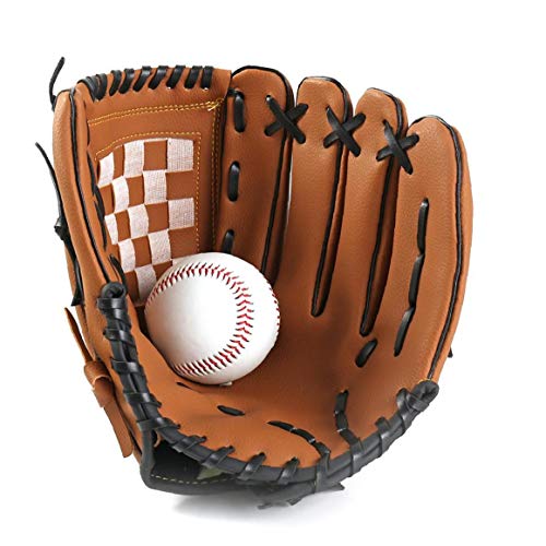 1pc Sport Baseball Und Softball-handschuh Profi-Baseball Und Softball-handschuh Mit Weichen Festen Pu-Leder Eindickung Pitcher Für Kinder & Erwachsene
