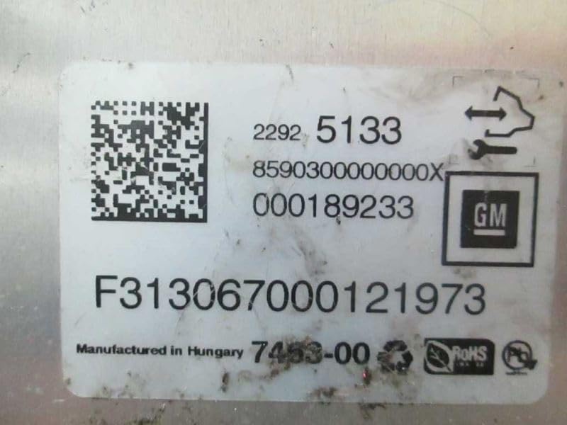 Suspension Control Module Fits 14-16 Cadillac XTS 22925133