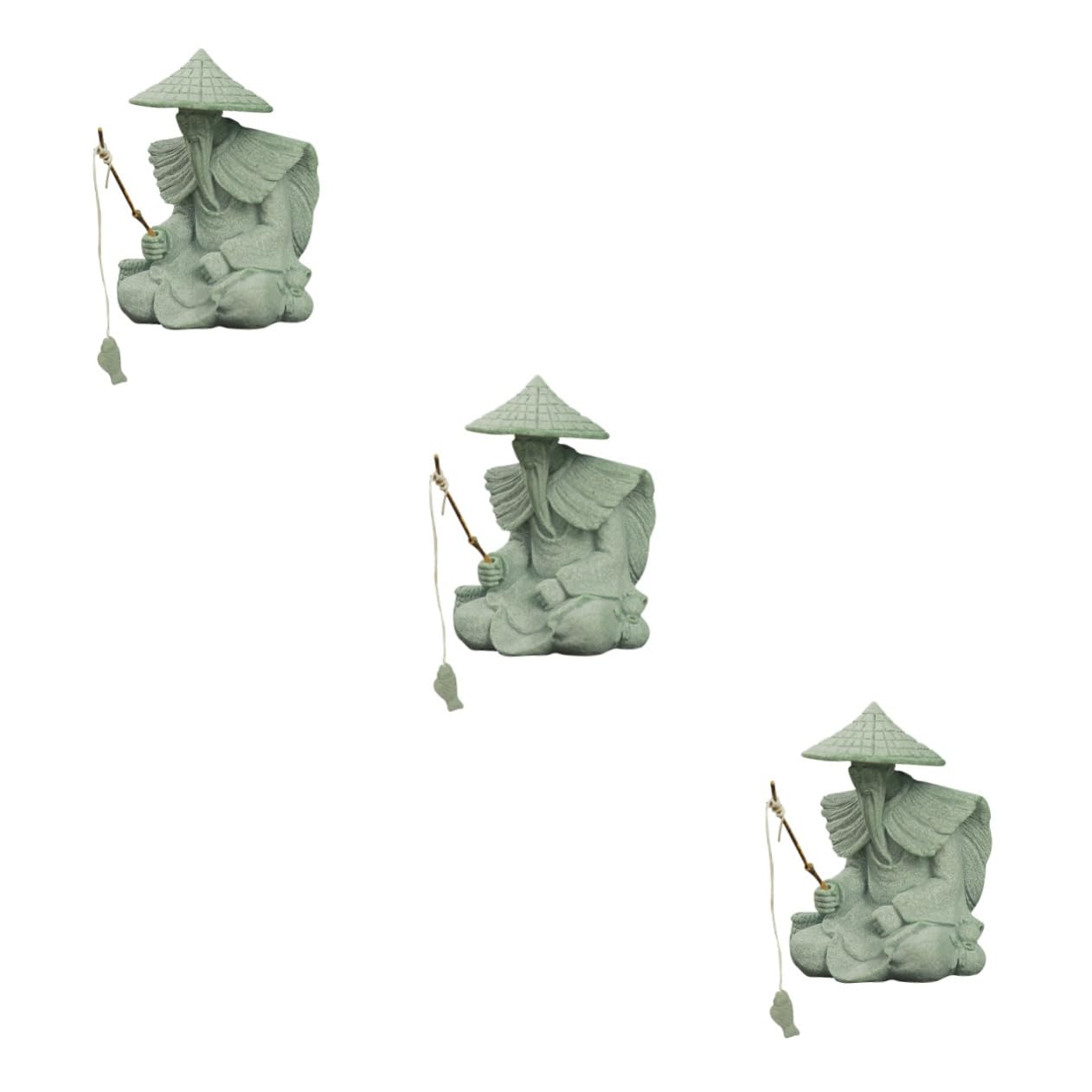 Figurines de vieil homme de pêche zen : le cadeau idéal pour amateurs de décoration asiatique