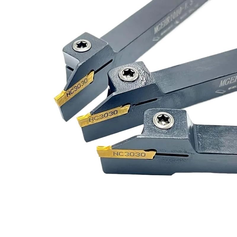 10PCS MGMN150 MGMN200 MGMN250 Slotting Inserts Turning Tool Holder for MGEHR1010 CNC Grooving Tool(MGEHL1010-1.5)