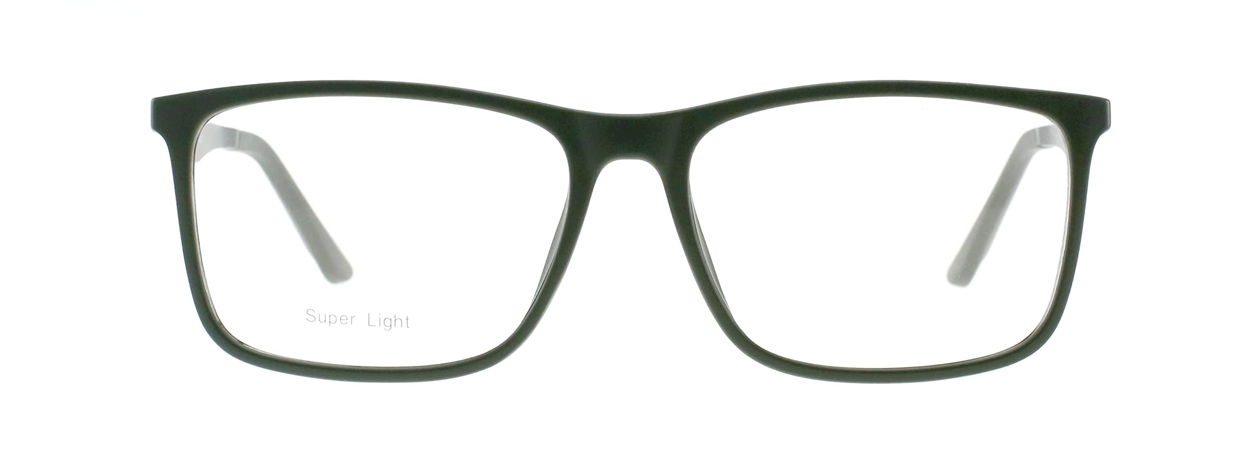 FeatherMen's Square Eyeglasses with Aluminium Temples
