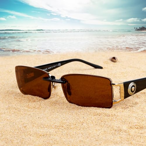 Polarized CLIP-ON Sunglasses for Versace 1163-M 1252 52x16 1352