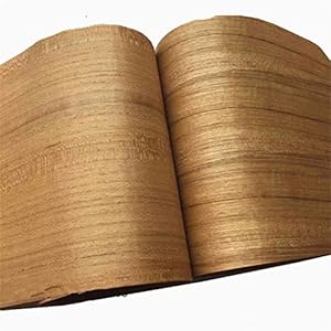 27 * 250 cm Natural fineer teak grain meubels houten deurverdedigingsvloer meubels tafel stoel fineer