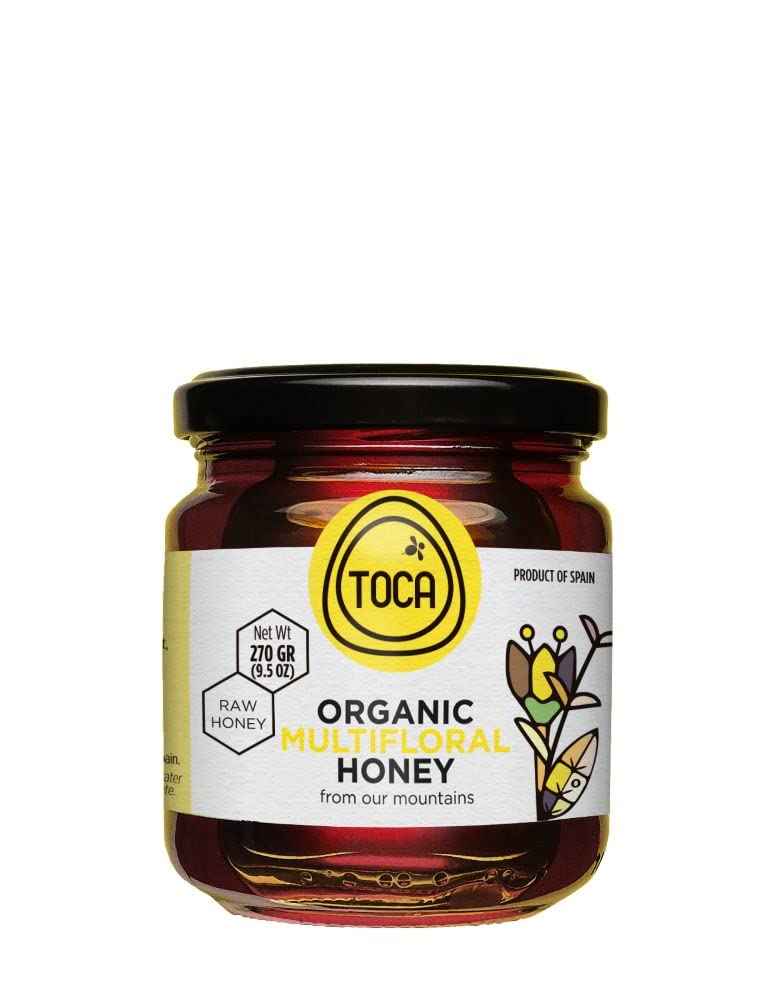 Toca. Organic Multifloral Raw Honey. 270g (9.52oz)