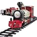 FAO Schwarz Classic Motorized Train Set, 34-Piece Complete Toy Set with Engine, Cargo, 20 Feet of Modular Tracks, for Children, 4 Unique Train Cars LED Light-Up, Realistic Sound Effects, Amazing Gift