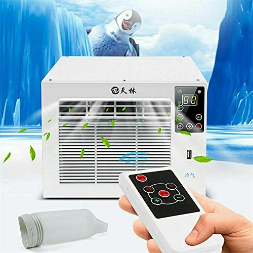 Aire acondicionado portátil mini enfriador de aire aire acondicionado pequeño 1100 W dispositivo de aire acondicionado de ventana instalación compacta 220 V para dormitorio salón oficina Cover