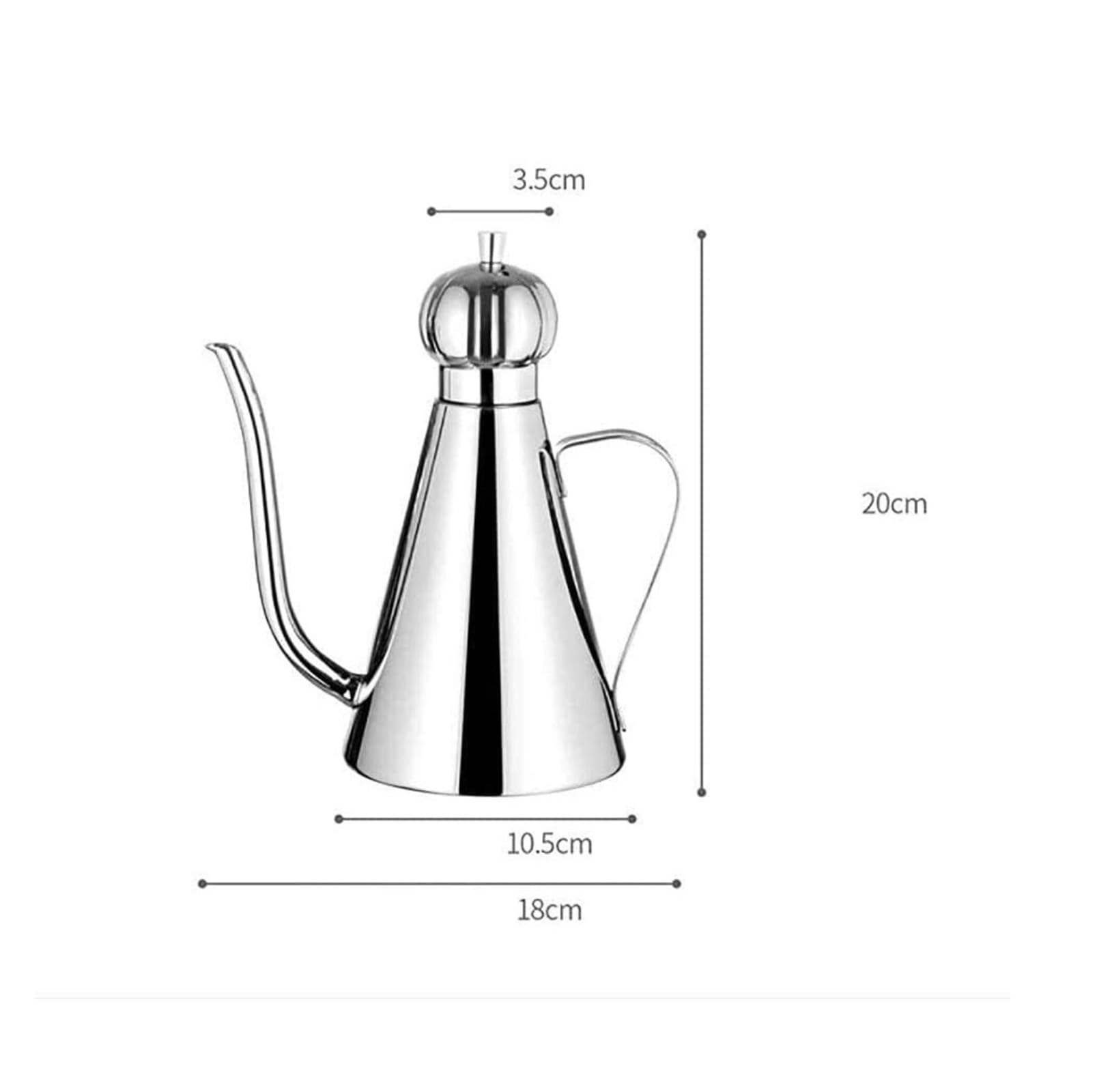 Dispensador de Aceite y vinagre, aceitera, Olla, Lata de Acero Inoxidable, Botella con Pico antigoteo, Recipiente para vinagre, Botellas, ollas, Botellas(