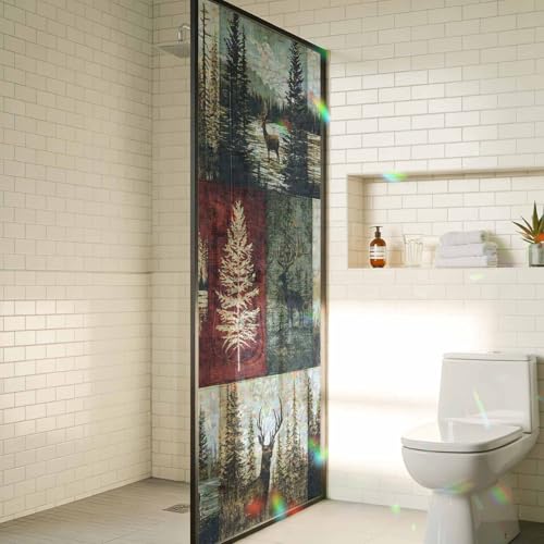 Película de privacidad para ventana con efecto arcoíris 19.6''x39.3'' miniatura 6