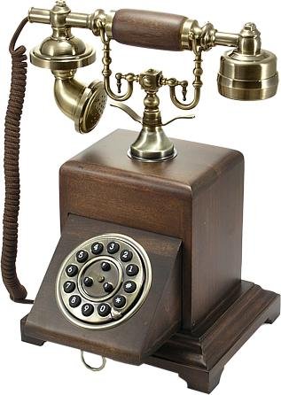 Téléphone de la ans 1915 KXT imitation vintage avec finitions antiques