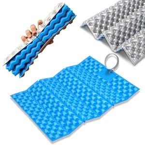 Alpteq RastPlatz Faltbares Campingkissen Blau