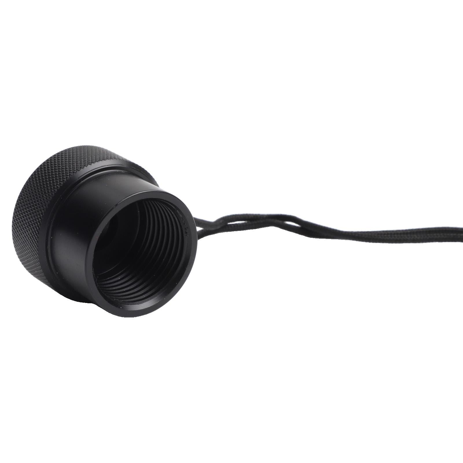 Bouchon De Plongée DIN 200/300 Bars – ABS Ventilé Anti-pression, Résistant Eau Salée, 3x3 Cm, Noir (1 Ou 2 Pièces)