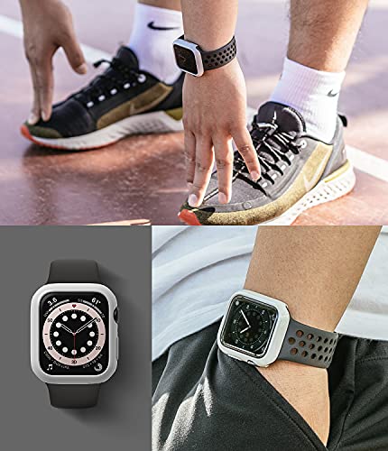 Image of Ringke Slim Case Compatible with Apple Watch Series 6 /5 / 4 / SE 44mm (2 Pack) - Clear & Light Gray