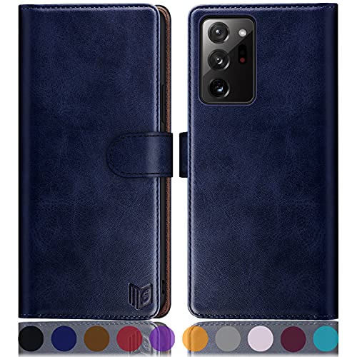 Etui portefeuille Samsung Note 20 Ultra bleu SUANPOT pour organiser vos sorties