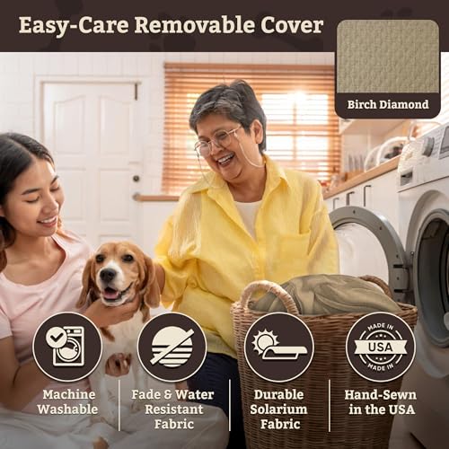 Image of SNOOZER PET Products Lookout 2 Dog CAR SEAT, Birch Diamond, Small