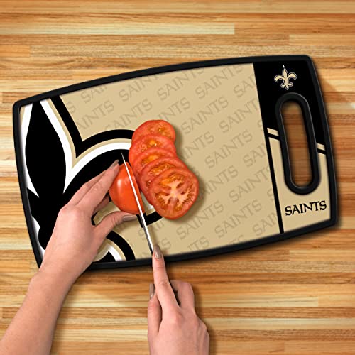 Image of YouTheFan NFL New Orleans Saints Logo Series Cutting Board