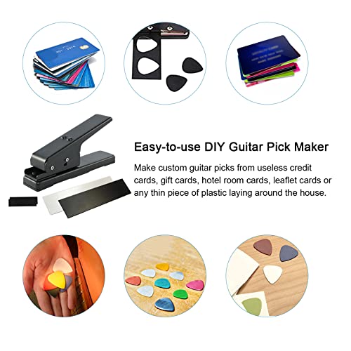 HUIOP Guitar Pick Punch Set avec 2 Pick Strips 2 Papier de verre Facile à utiliser DIY Pick Maker Merveilleux choix de… - Les Beatles, Paul McCartney, John Lennon, RIngo Starr, George Harrison HUIOP Guitar Pick Punch Set avec 2 Pick Strips 2 Papier de verre Facile à utiliser DIY Pick Maker Merveilleux choix de… – Image 6