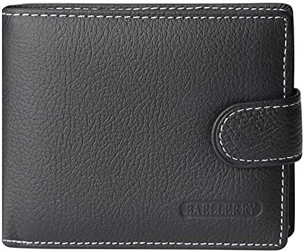 Genuine Leather RFID Blocking Men Bifold Wallet