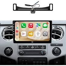 QLED Linux Car Stereo for Ford F150 2004-2008, F250 F350 2008-2016 - Fast Boot Wireless CarPlay & Android Auto Radio, AHD 1080P Backup Camera, Bluetooth, SWC, AM/FM, Dash Kit Replacement