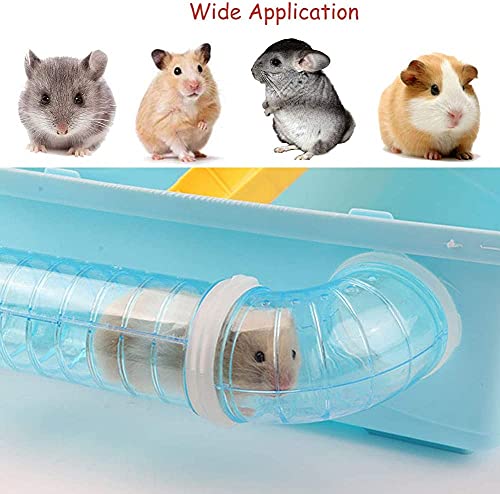 Dulcicasa 8 stuks buizen voor de tunnel hamster, doe-het-zelf hamsterspeelgoed, hamster kooi tunnel voor kleine… - Image 4