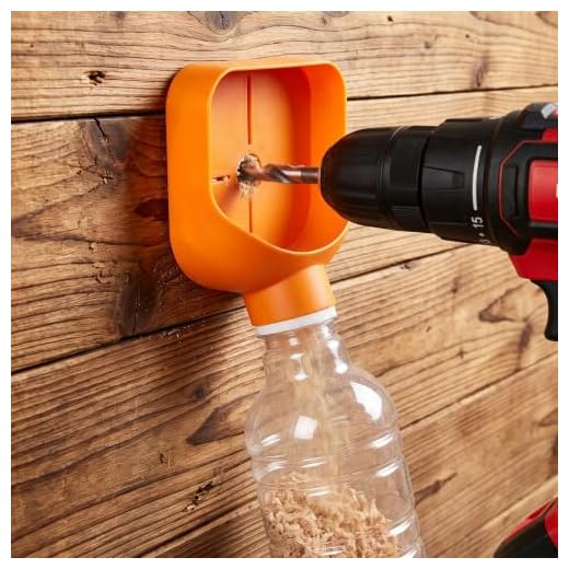 Drill Bit Dust Collector, Collects Wall Dust for Construction & Home Use, No Installation