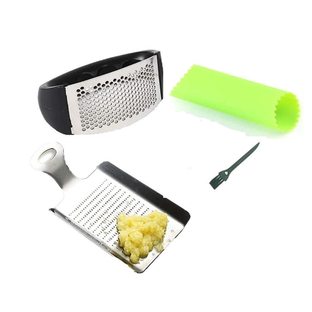 KitchenBiz 4 piece Garlic & Ginger Prep Set. Peel/Chop/Mince. Cleanup with ease. Fresh is best.