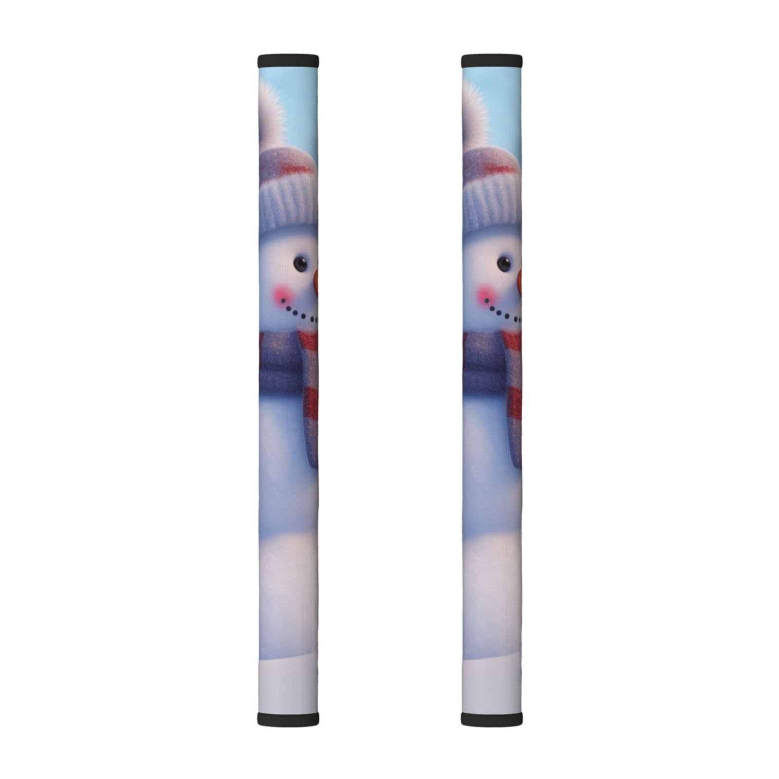 VGFJHNDF Refrigerator Door Handle Covers 2-Pack, Cute Snowman Printed Protect and Decorate for Fridge Ovens Dishwashers