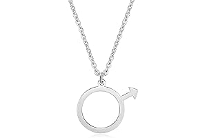 Exclusive Masculine Symbol Pendant Necklace: A Talisman of Virile Allure