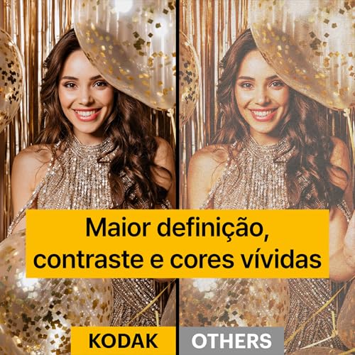 Image of 30 Pack Kodak 4PASS Real Photo (2.1 inchx3.4 inch) & Laminate Process Cartridge, All-in-One Paper and Color Ribbon Refill-Compatible with Kodak Mini 2, Mini 2 Plus, Mini 2 Retro, Mini Shot, Mini Shot 2 Retro