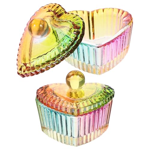 Outanaya 2 piezas tazas acrílicas para arte de uñas miniatura 1