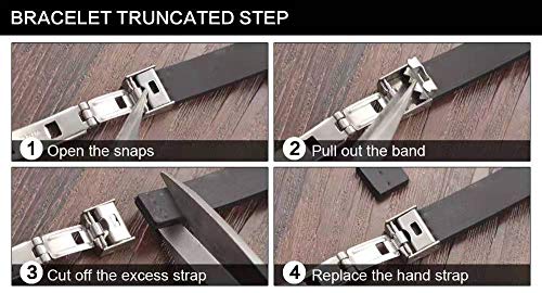 Starlight Cross Religious Bracelets For Men，Stainless Steel And Silicone Leather Men's Cuff Bangle For Teen Boys And Man (Brown 18.5) #TOP5