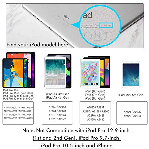 Meko Upgraded Fine Tip Stylus Pen With Palm Rejection, Compatible For 2018&2019&2020 Apple Ipad Pro 11/12.9 Inch 3Rd&4Th Gen , Ipad 6Th/7Th/8Th Gen/Air 3Rd/4Th Gen/Mini 5Th Gen Digital Pencil -Black #TOP1